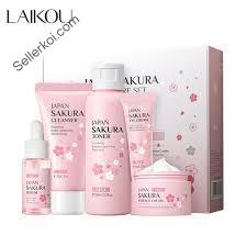 Laikou Japan Sakura Skincare Set (5 Pcs)  (-)